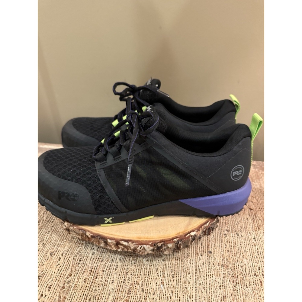 Women's Timberland PRO Radius Composite Safety Toe Work Sneaker Purple Sz-11